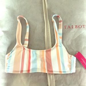 BNWT striped bathingsuit top